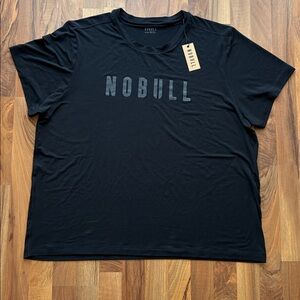 NOBULL Men’s Size XXXL black short sleeve shirts NWT
